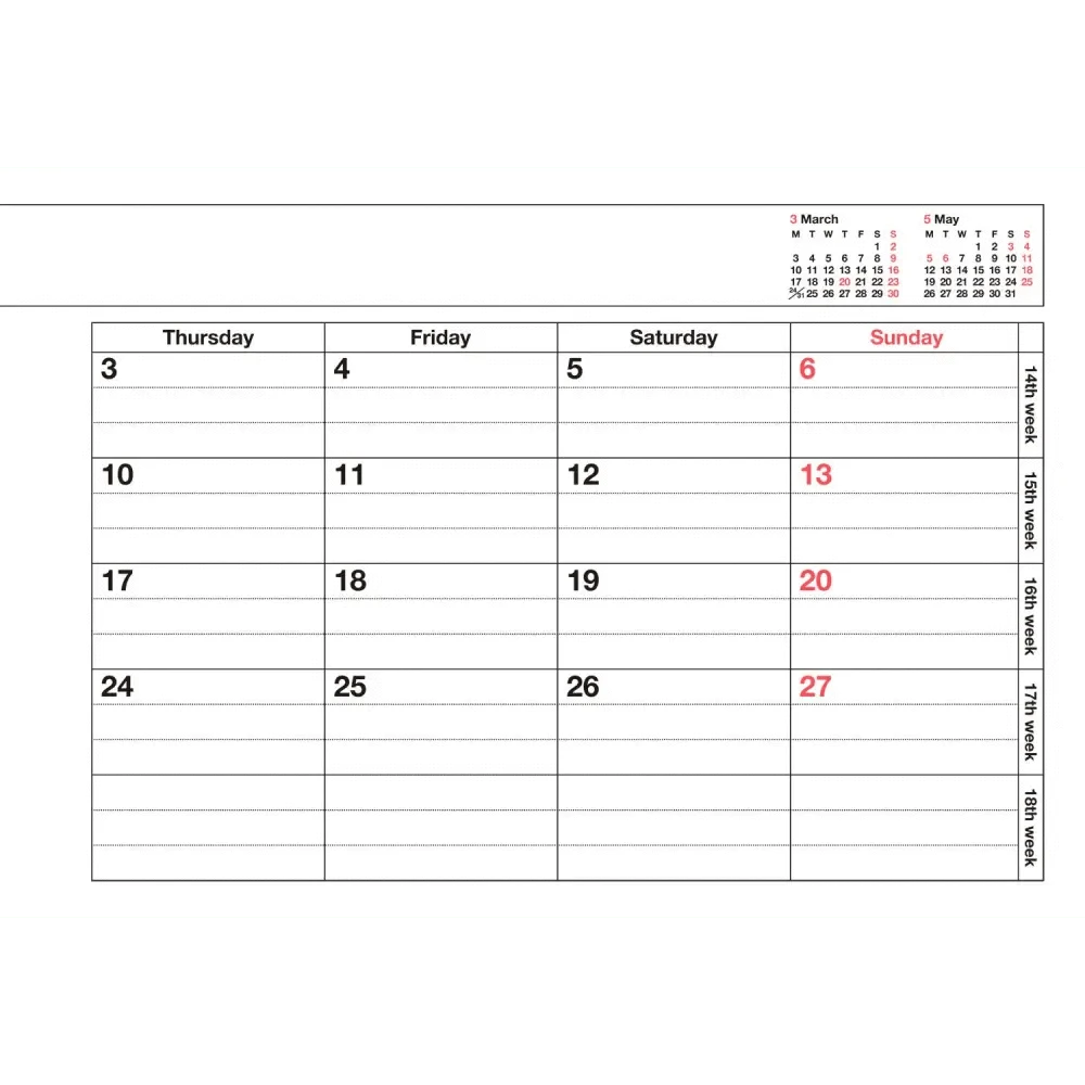 MARK'S Inc. Calendars, Organizers & Planners Notebook Calendar 2025  SS