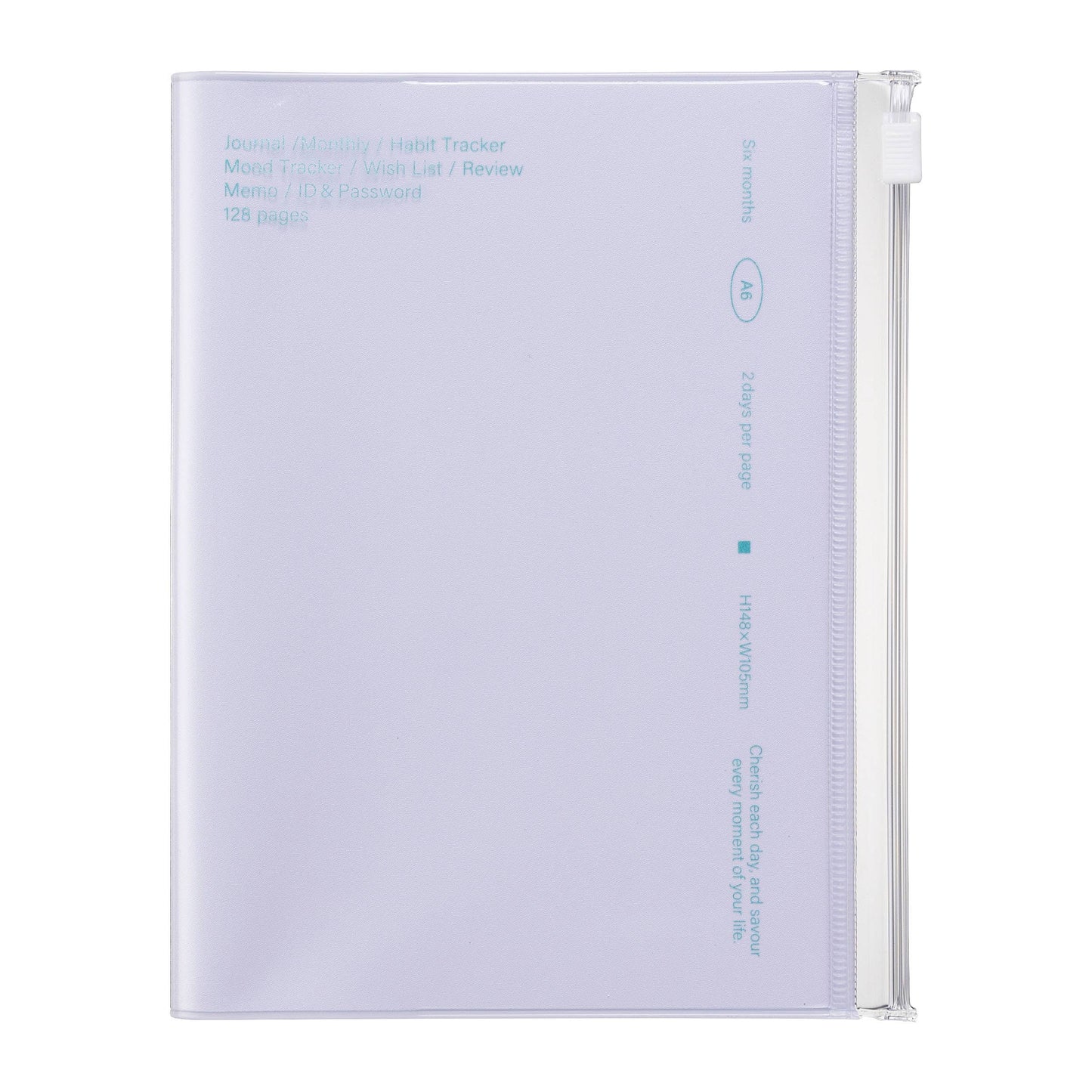 MARK'S Inc. Calendars, Organizers & Planners Undated 2 days per page Clear Slid Zipper