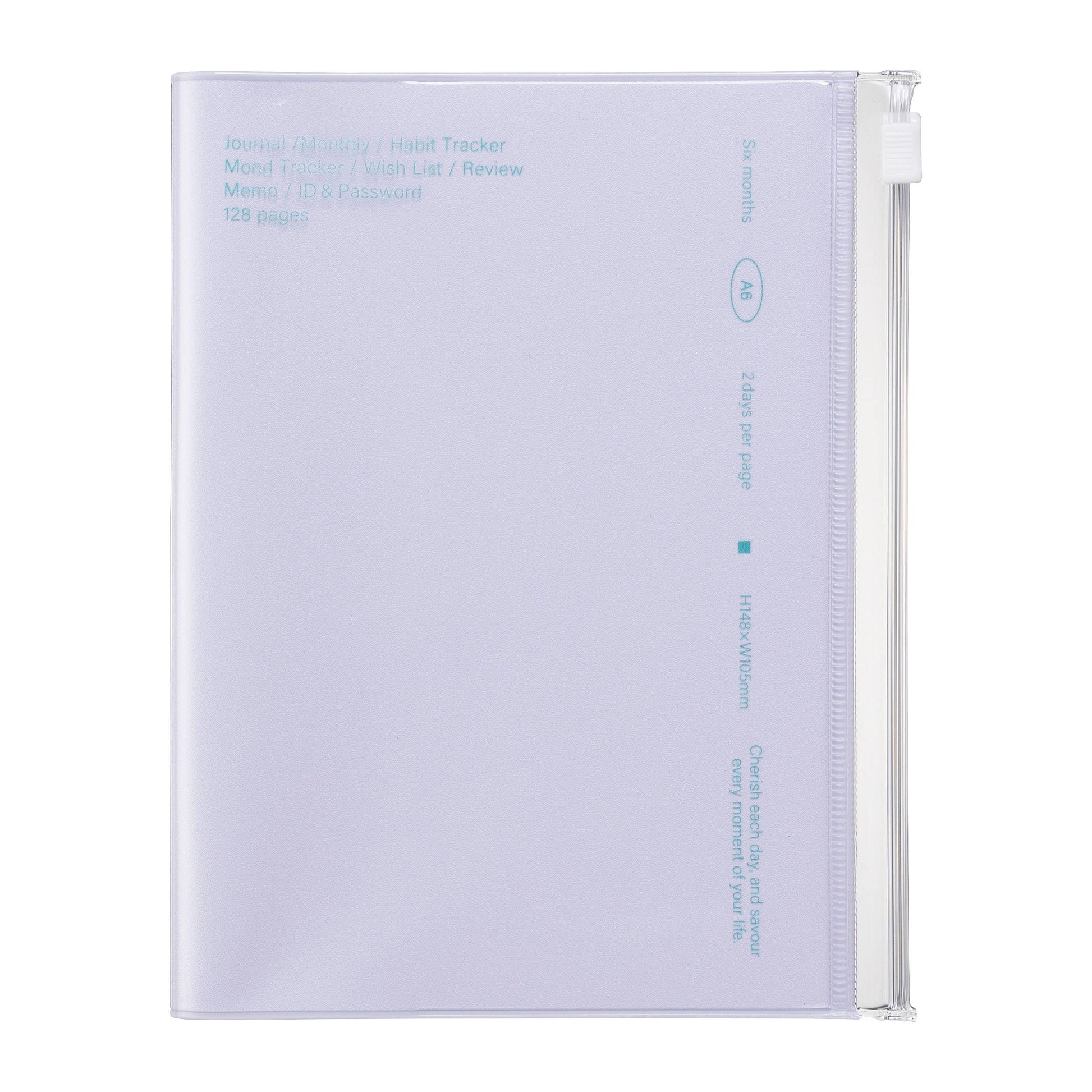MARK'S Inc. Calendars, Organizers & Planners Undated 2 days per page Clear Slid Zipper