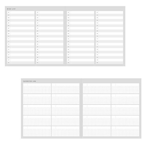 MARK'S Inc. Log Diary Day Free Daily