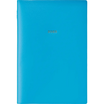 MARK'S Inc. Notebooks & Notepads Vivid Color Deep Sky Blue EDiT Planner 2025 Weekly Vertical B6