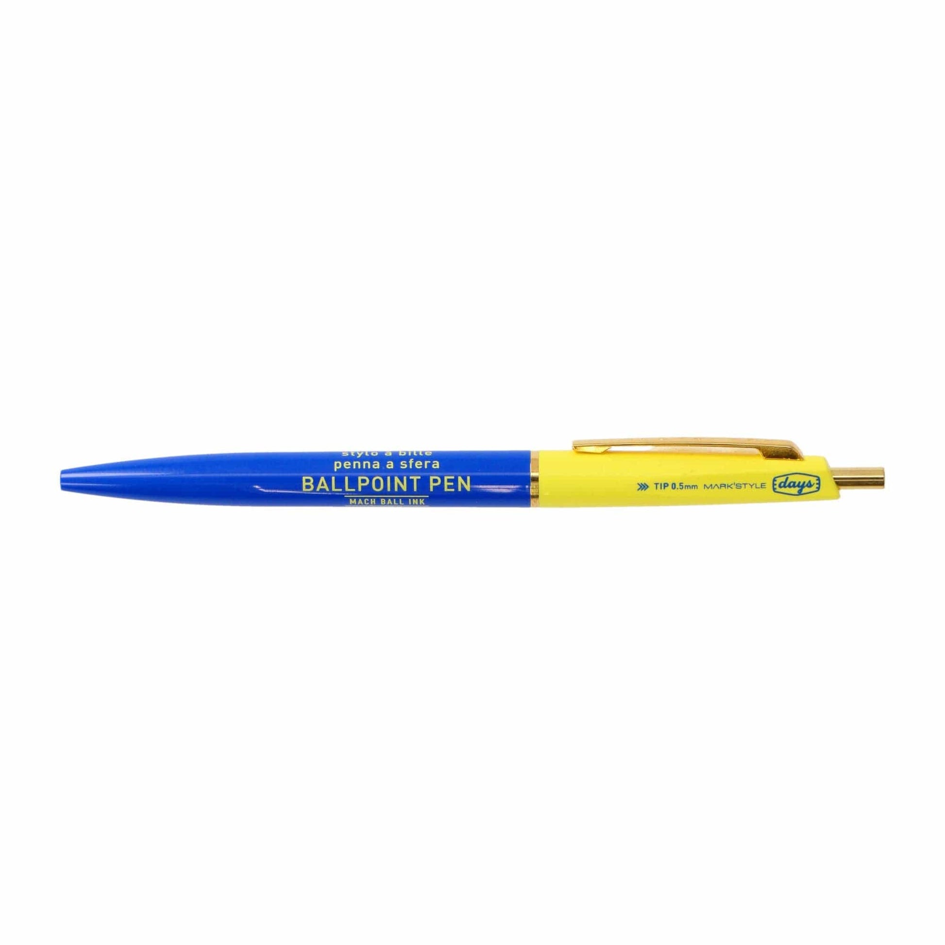 MARK'S Inc. Pens Blue-Yellow Mach Ball Ink Pen/DxA / MARK'STYLE