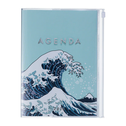 MARK'S Inc. Wave Mint Weekly Vertical Planner 2026-16months A5 Japan