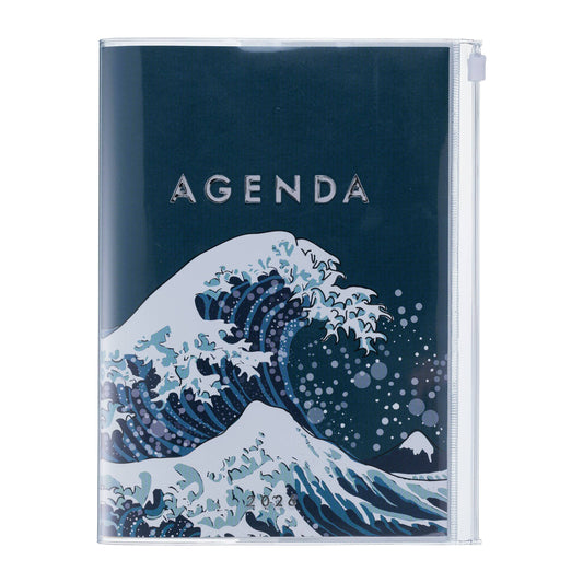 MARK'S Inc. Wave Navy Weekly Vertical Planner 2026-16months A5 Japan