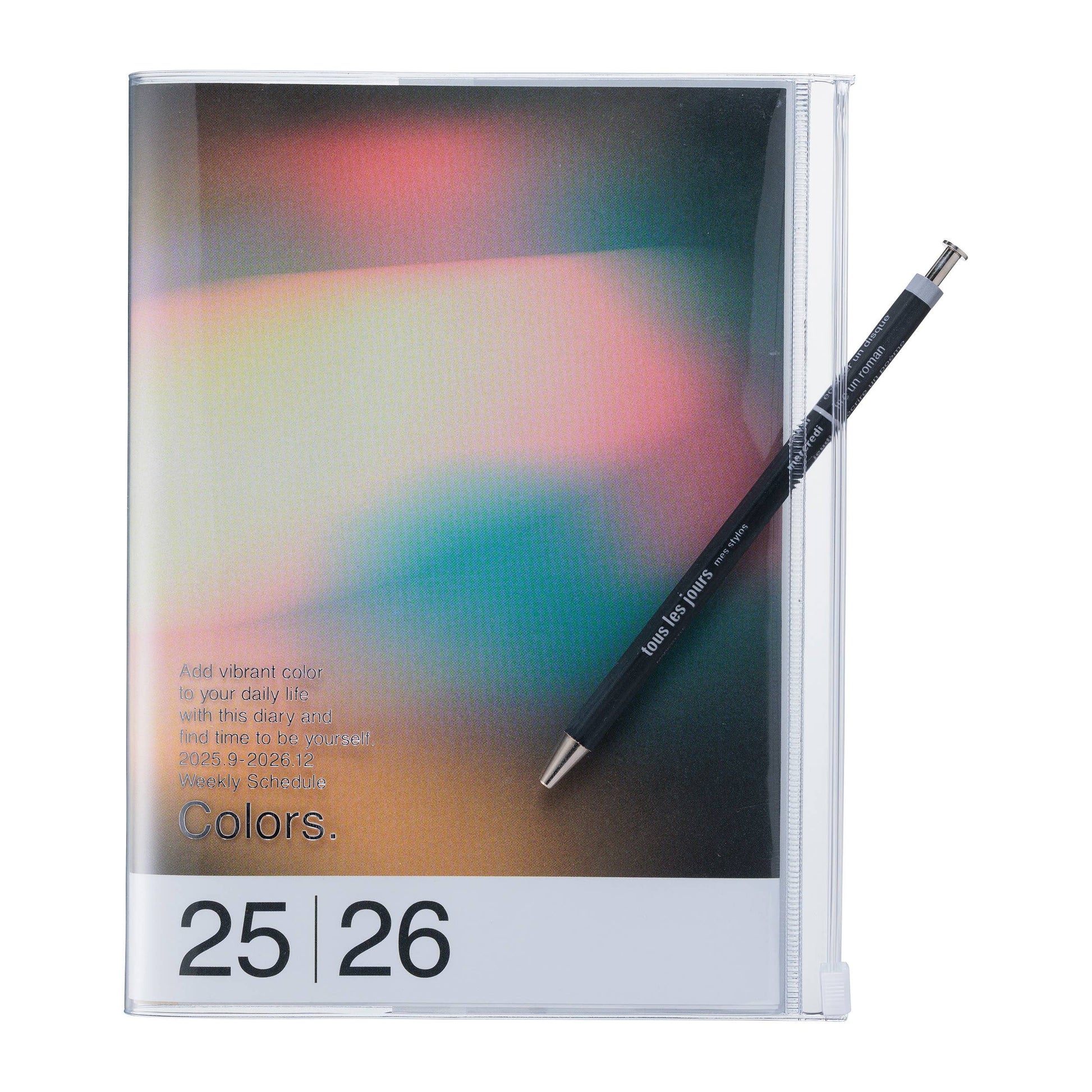MARK'S Inc. Weekly Vertical Planner 2026-16months A6 Gradient