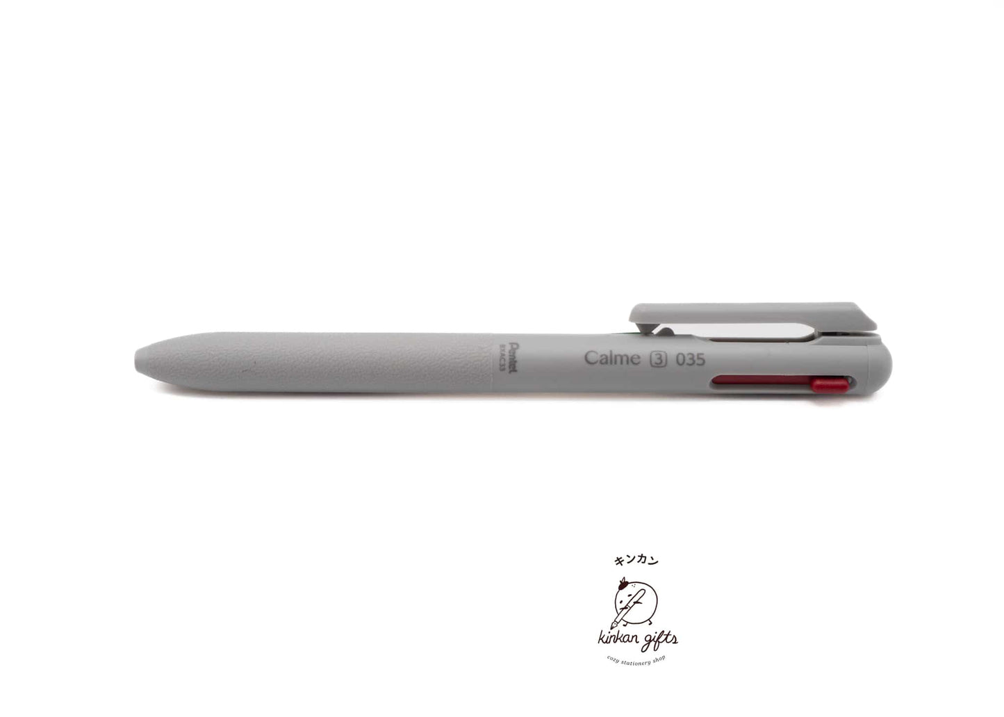 MDS Co.,Ltd. 3 colors / Gray / 0.35mm Pentel Calme Multi - 3 Color Pen