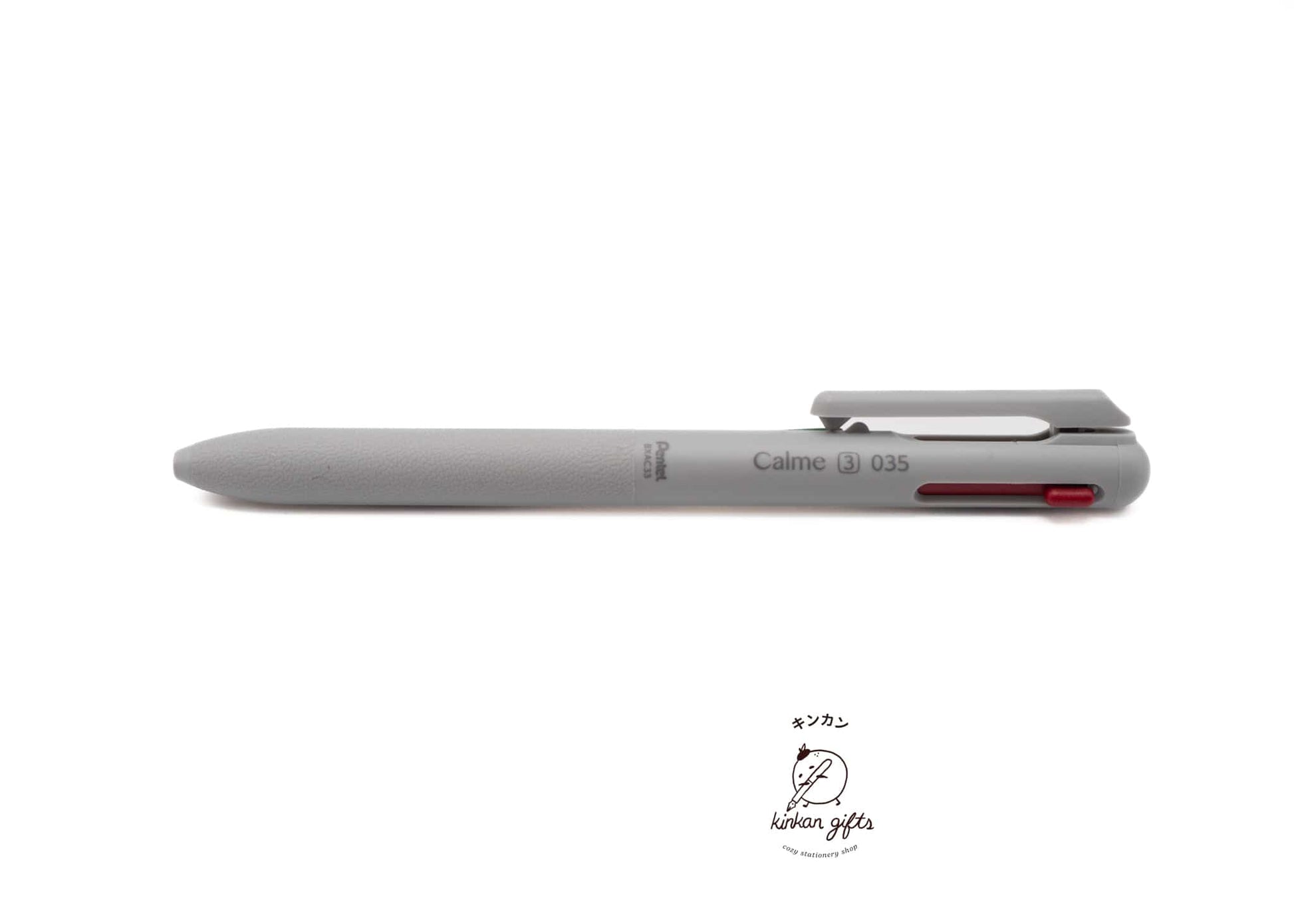 MDS Co.,Ltd. 3 colors / Gray / 0.35mm Pentel Calme Multi - 3 Color Pen