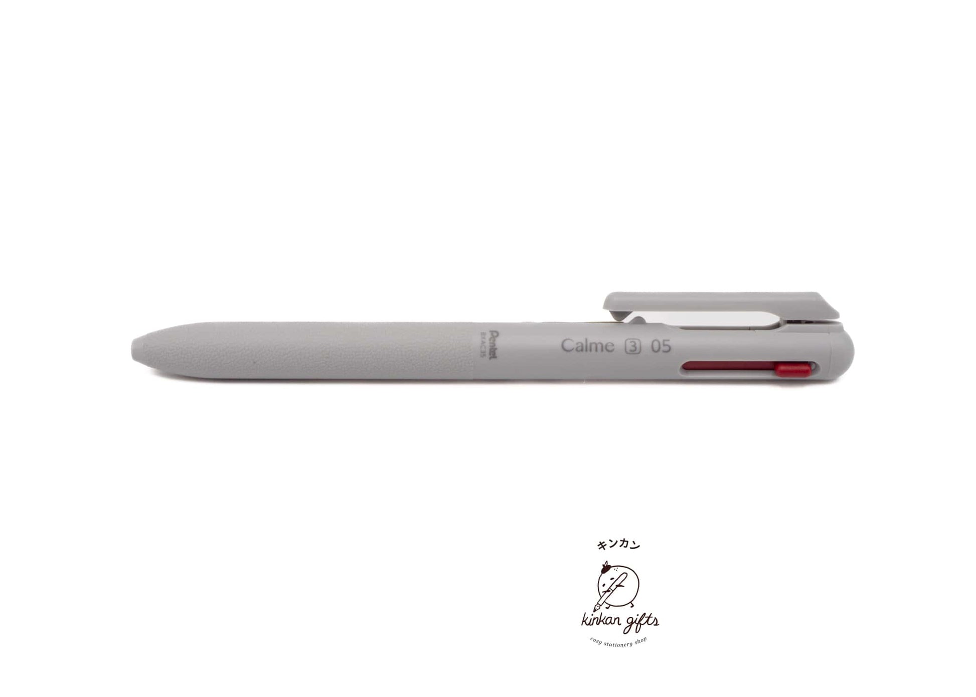 MDS Co.,Ltd. 3 colors / Gray / 0.5mm Pentel Calme Multi - 3 Color Pen