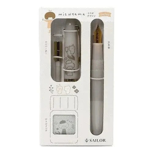 MDS Co.,Ltd. Fountain Pens & Inks Grey SAILOR X Mizutama - Fountain Pen Set