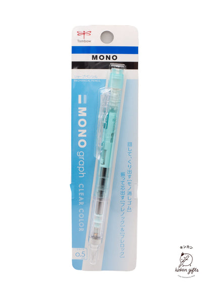 MDS Co.,Ltd. Mechanical Pencils Clear Mint Tombow Mechanical Pencil MONO Graph - 0.5mm