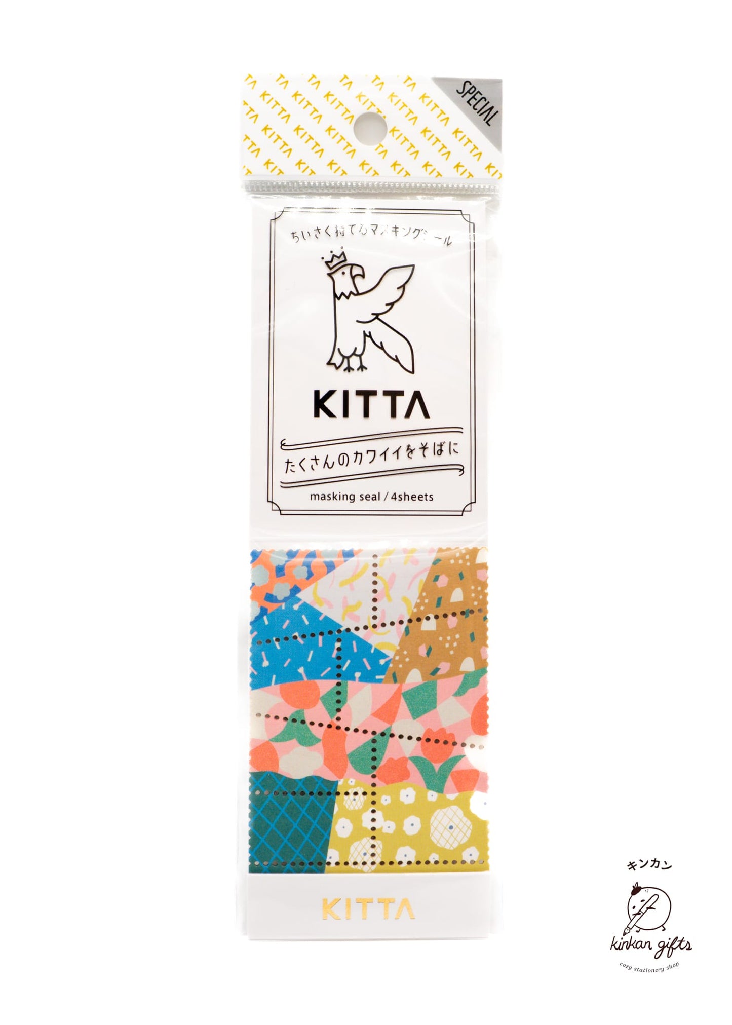 MDS Co.,Ltd. Patchwork KINGJIM KITTA Special Washi Tape