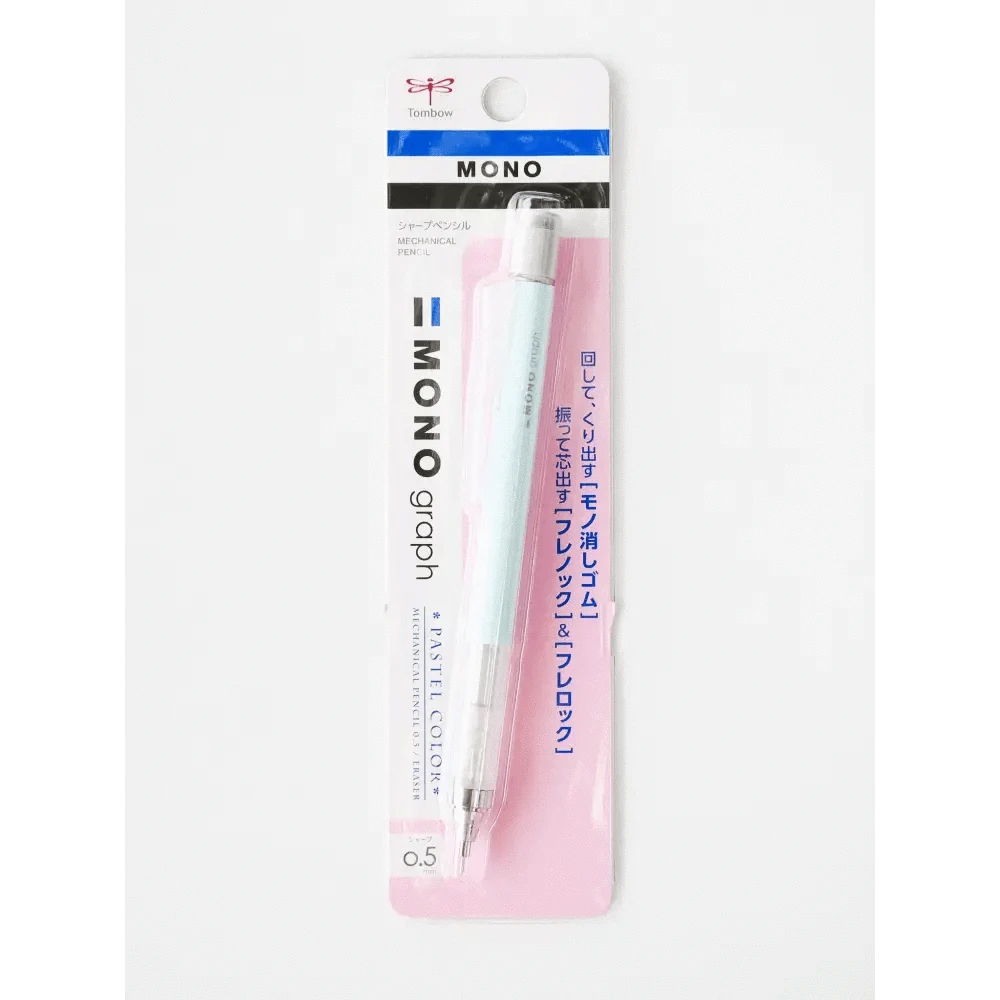 MDS Co.,Ltd. Pencils Monogram mechanical pencil ice blue Tombow Pastel MONO Graph Mechanical Pencil