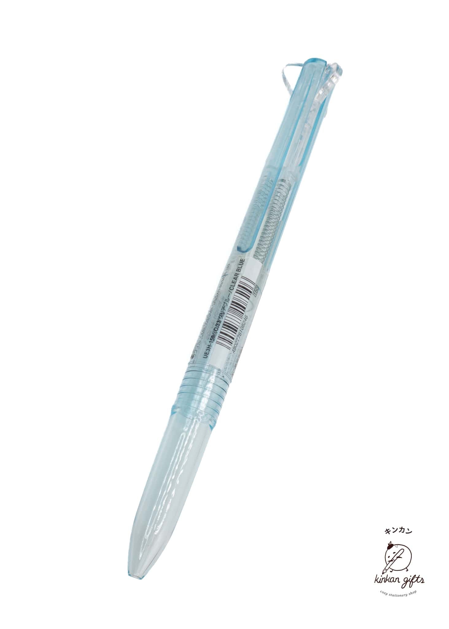 MDS Co.,Ltd. Pens Clear Blue uni Mitsubishi - Pencil Gel Pen Style Fit Meister Body - 3-colors