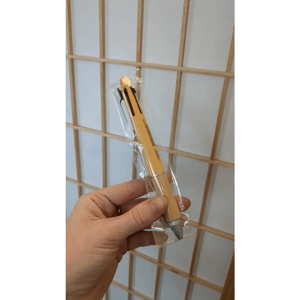 MDS Co.,Ltd. Pens Mimosa Yellow Uni Jetstream 4&1 - Bamboo 4 Color 0.5 mm - Limited Edition