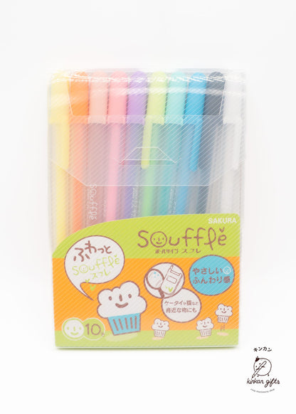MDS Co.,Ltd. Pens Sakura Souffle Gel Pen 10 - Color Set