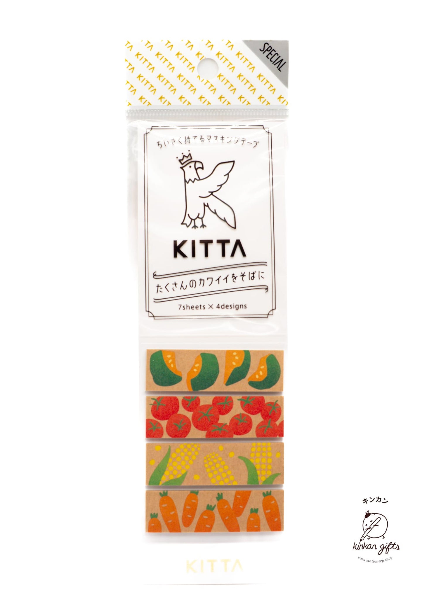 MDS Co.,Ltd. Yasai KINGJIM KITTA Special Washi Tape