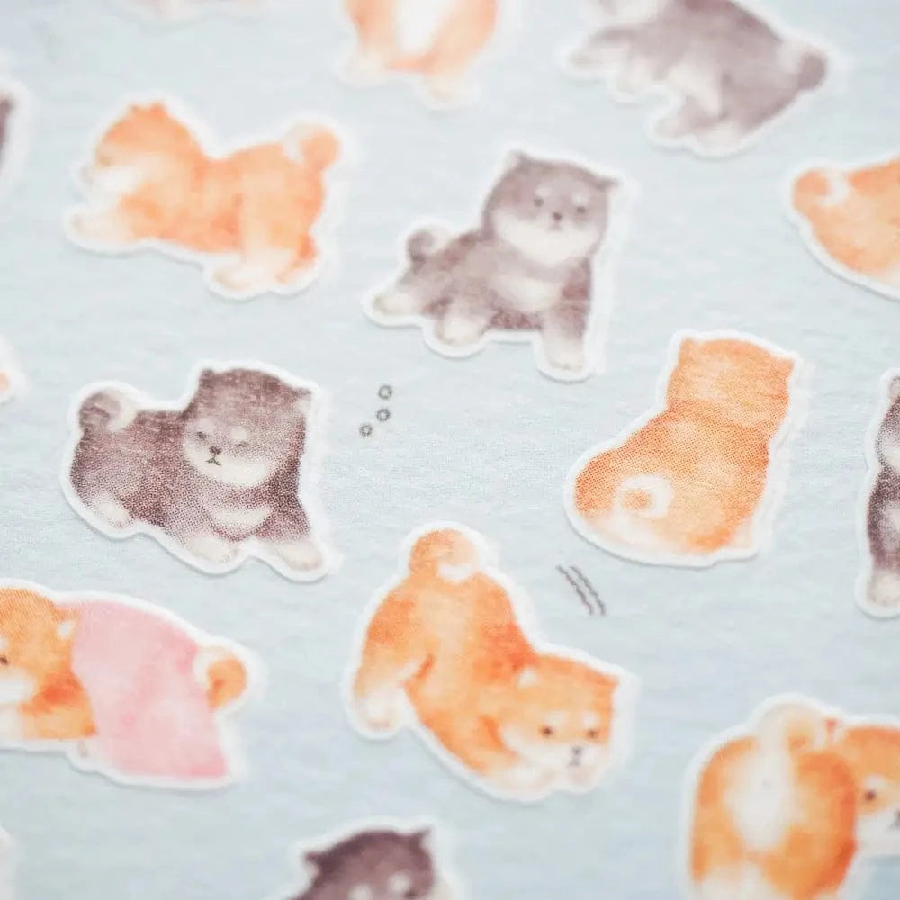 MIND WAVE Sticker Sheet 81226 Mameshiba Mame-Mame Animal Sticker Sheet