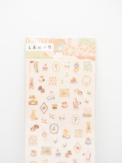 MIND WAVE Sticker Sheet Rabbit at Dusk Sticker Sheet