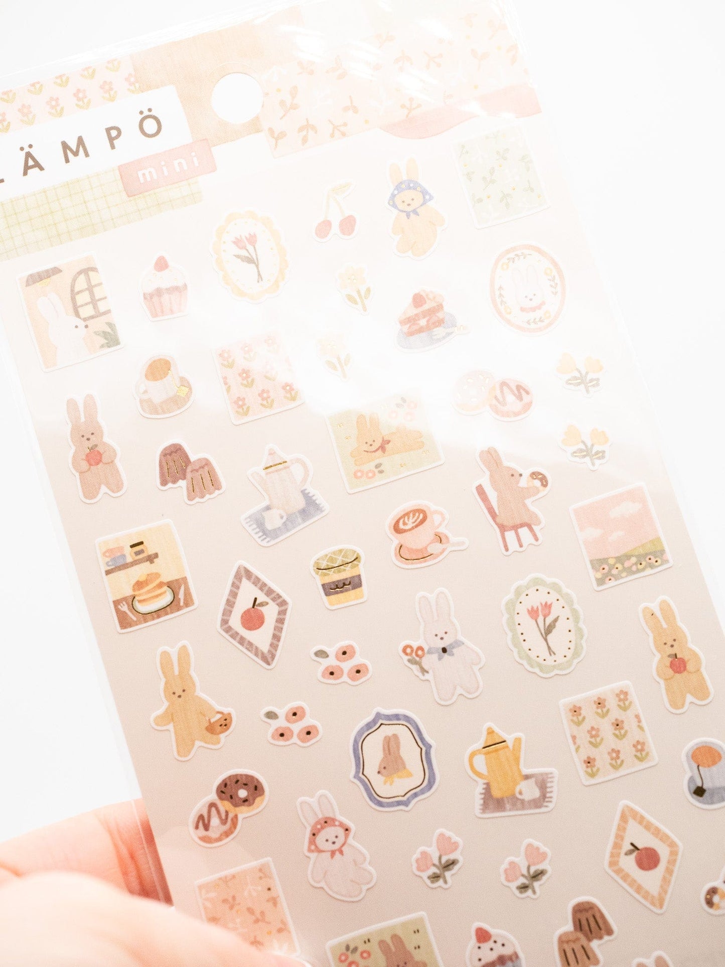 MIND WAVE Sticker Sheet Rabbit at Dusk Sticker Sheet