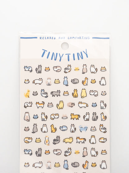 MIND WAVE Sticker Sheet Tiny Tiny Sticker Sheet- Neko (Cat)
