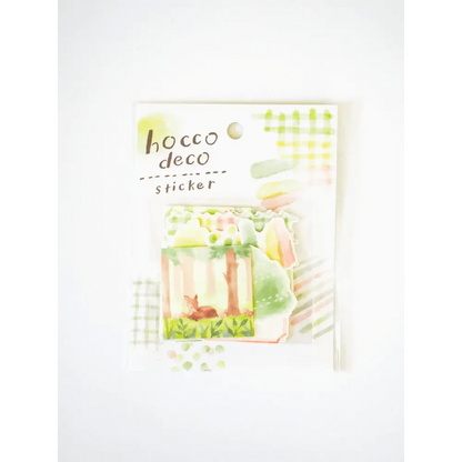MIND WAVE Washi Stickers Green Hocco Deco Sticker