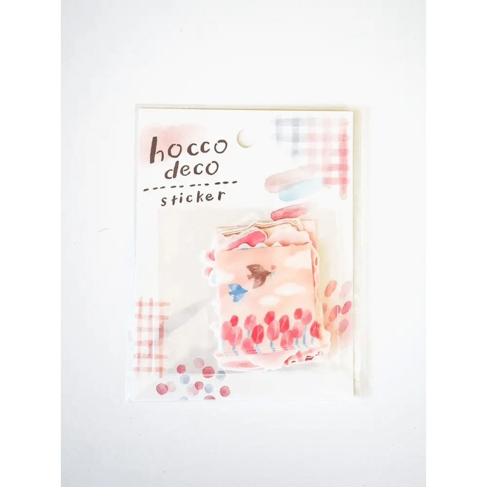 MIND WAVE Washi Stickers Pink Hocco Deco Sticker