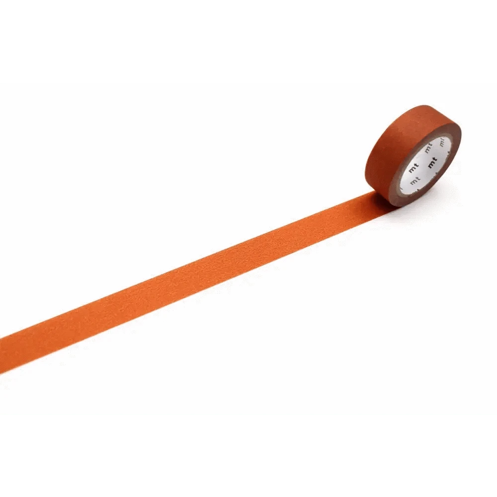 mt masking tape (Sweet Bella) Washi Tape Tape Single: Matte Burnt Orange
