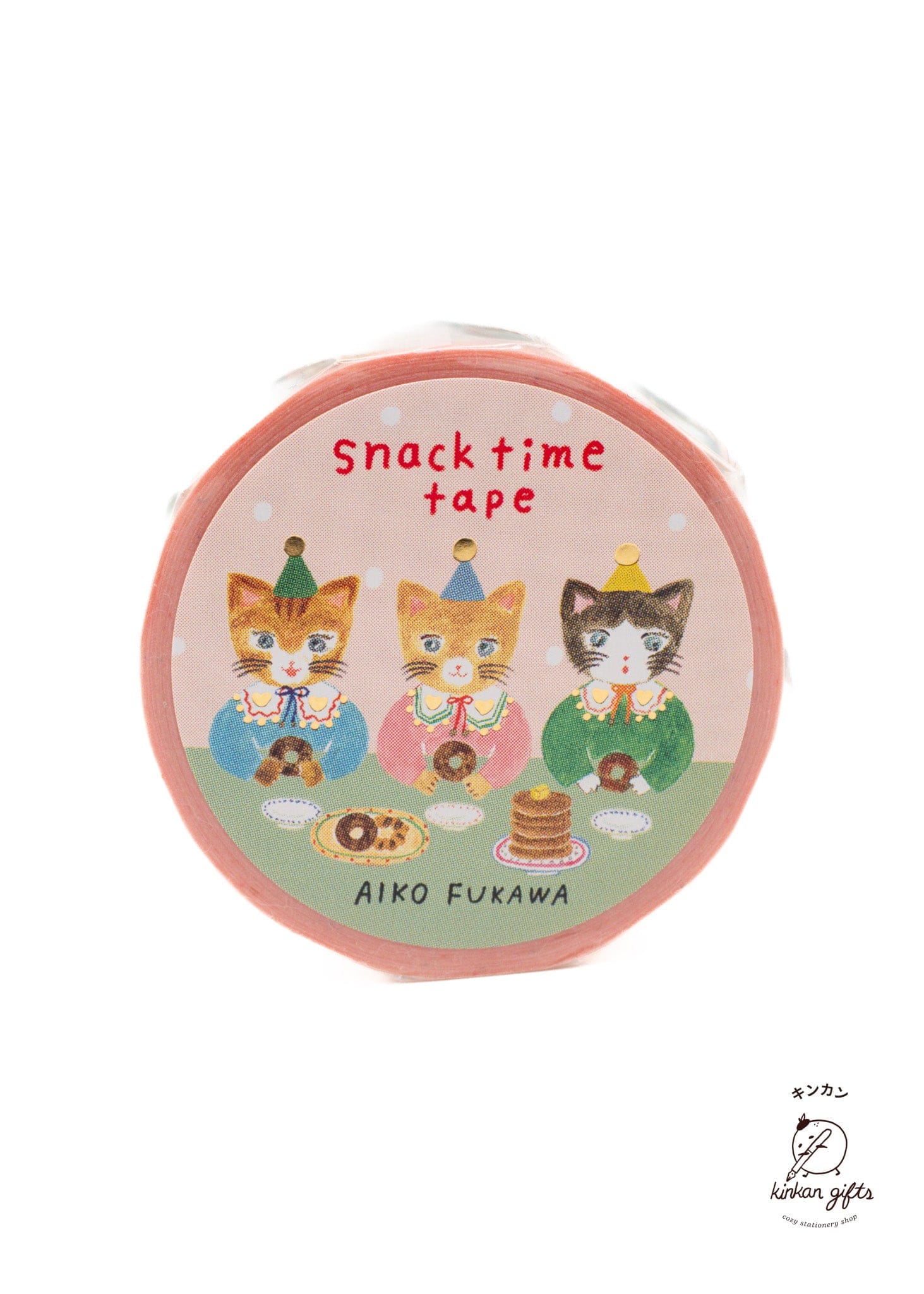 neowing corporation Washi Tape Aiko Fukawa foil stamped masking tape snack time tape Asano Midori Washi Tape