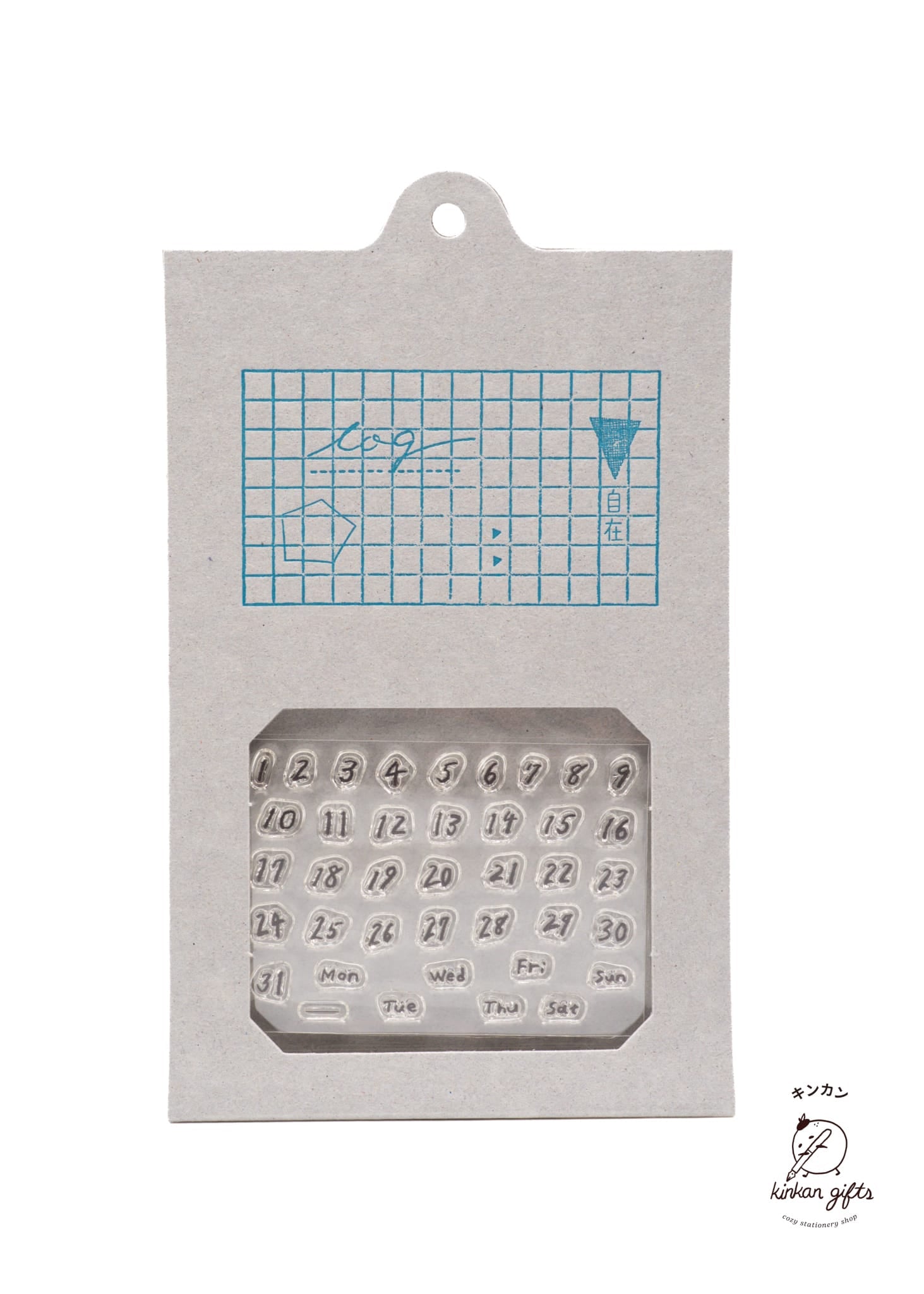 nombre JIZAI Clear Stamp - LOG - Day of the Week