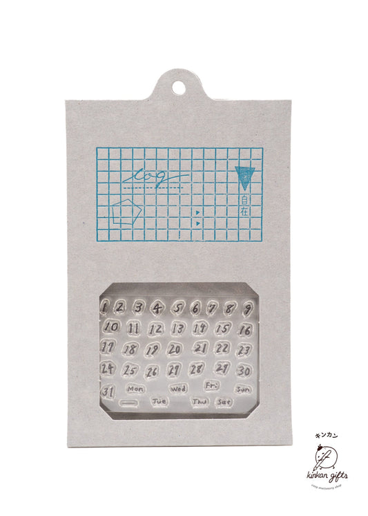 nombre JIZAI Clear Stamp - LOG - Day of the Week