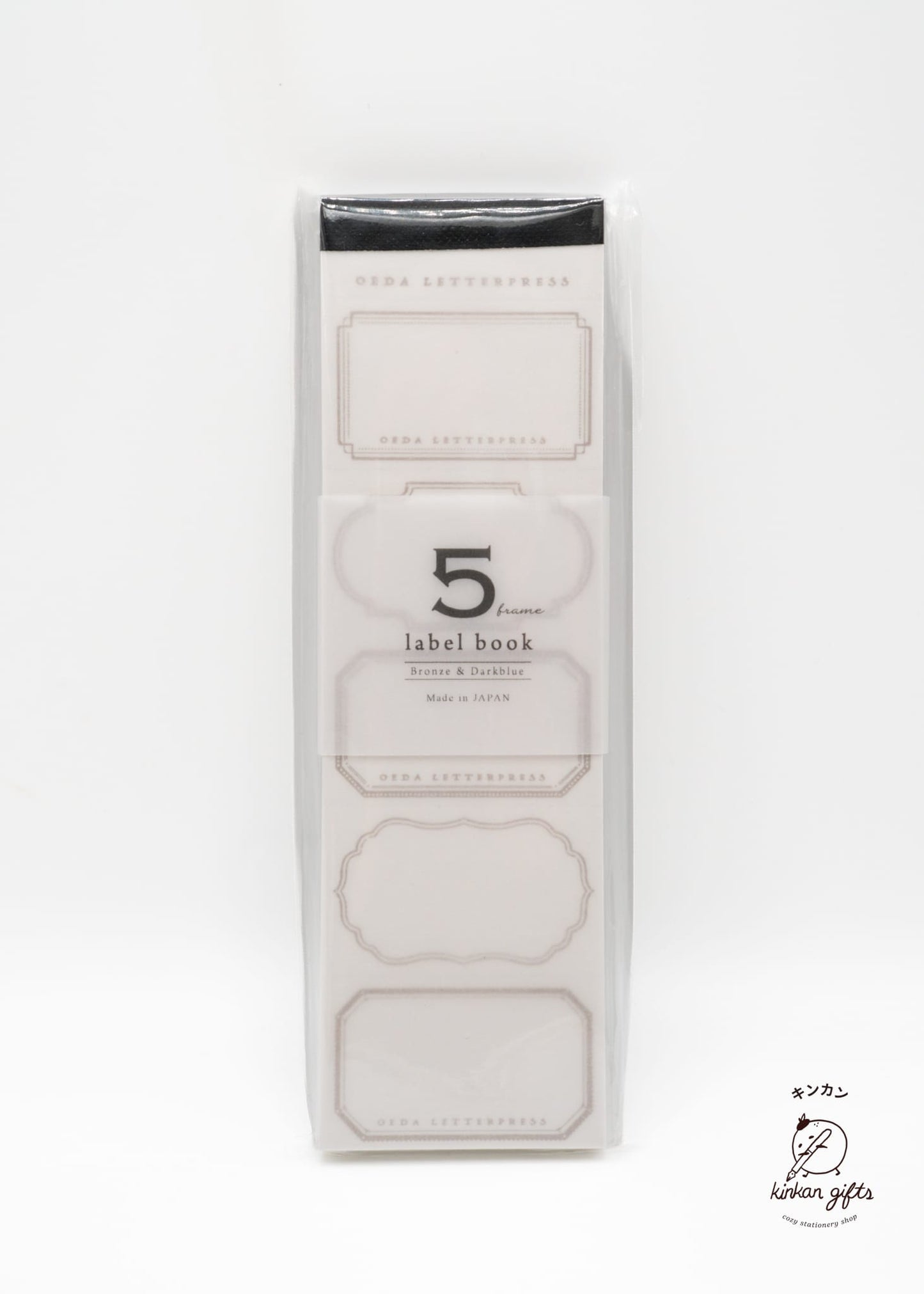 OEDA LETTERPRESS Co.,Ltd Labels & Tags Oeda Letterpress Co. - 5 Frame Pattern Label Book