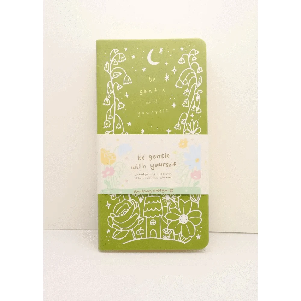 Okeya Stationery Co. Journals "Be Gentle with Yourself" Light Green Small Journal