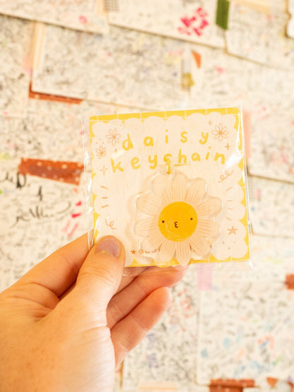 Okeya Stationery Co. Keychains Daisy Keychain - Okeya Stationery Co.