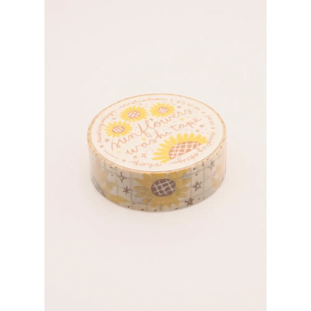 Okeya Stationery Co. Washi Tape Sunflower Washi Tape