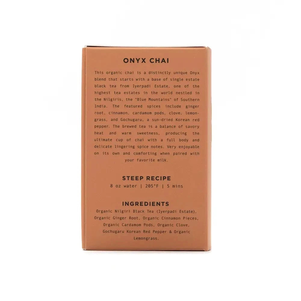 Onyx Coffee Lab Tea & Tea Sets 15 Sachets Onyx Gochujang Chai