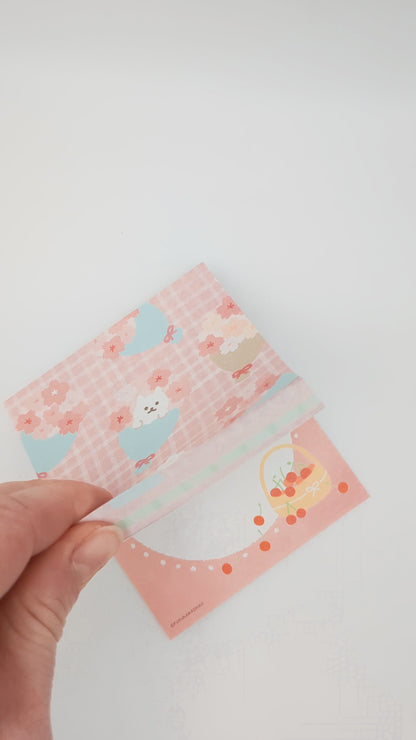 Furukawa Shiko Spring Time Memo Pads - Soft Sakura