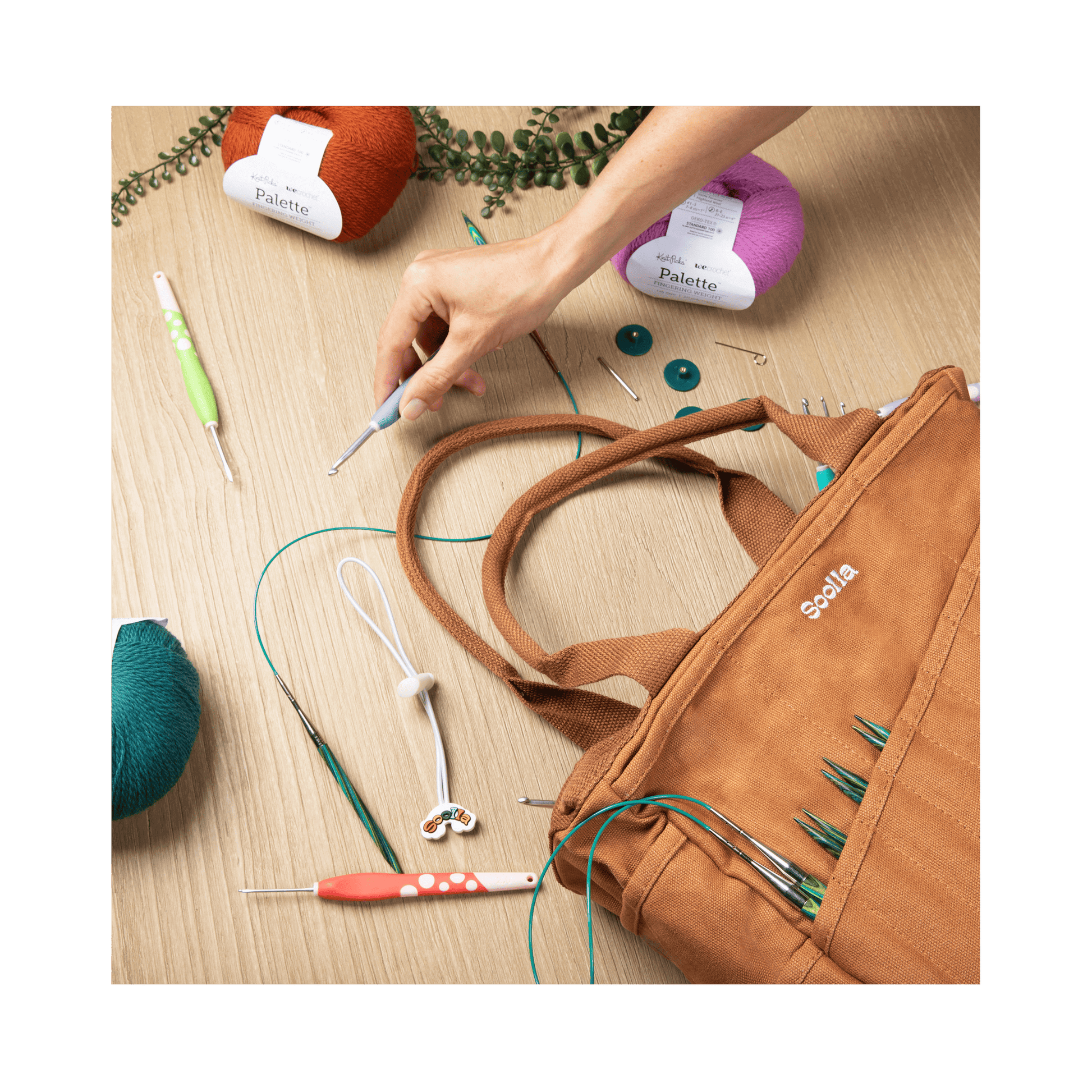 Soolla Cinnamon Soolla Studio Bag, Cinnamon, Pottery Tool Bag