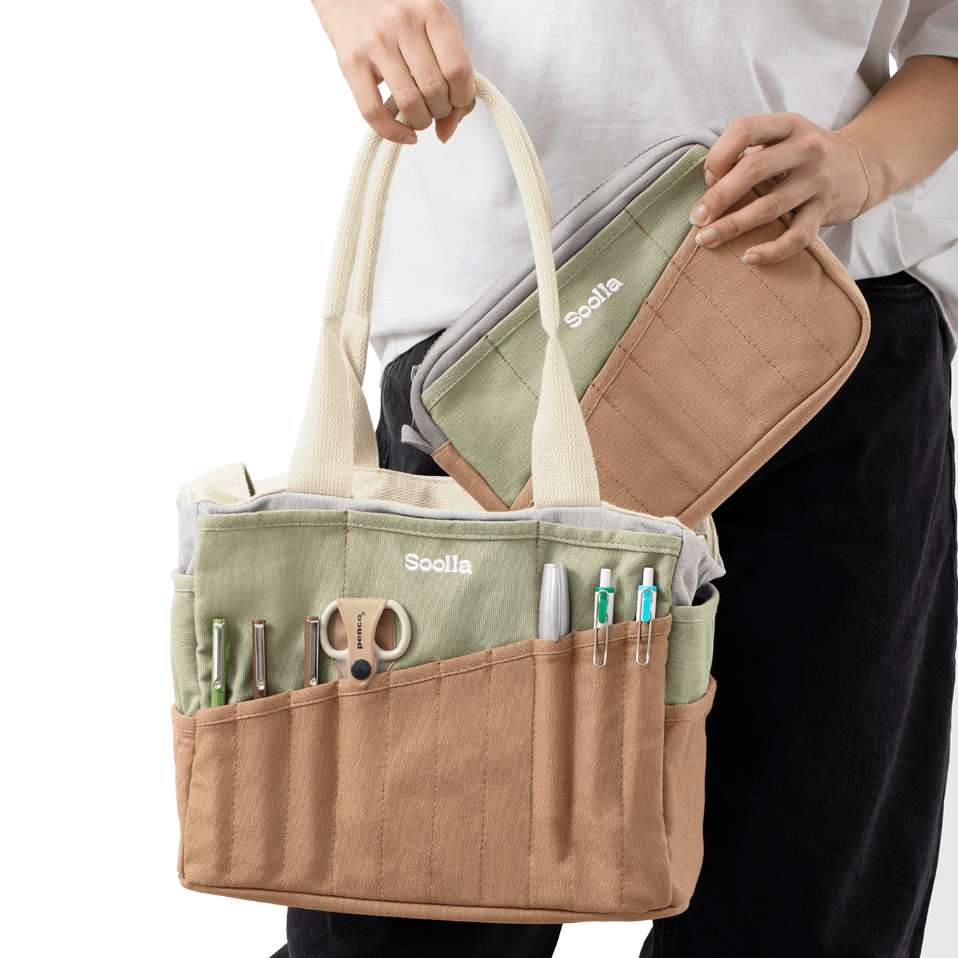 Soolla Ganja Green Soolla® Studio Pouch, Ganja Green