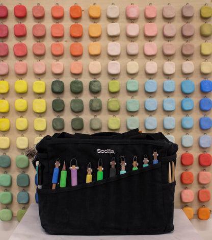 Soolla Soolla Studio Artist Bag, Blackout, Art Supply Bag