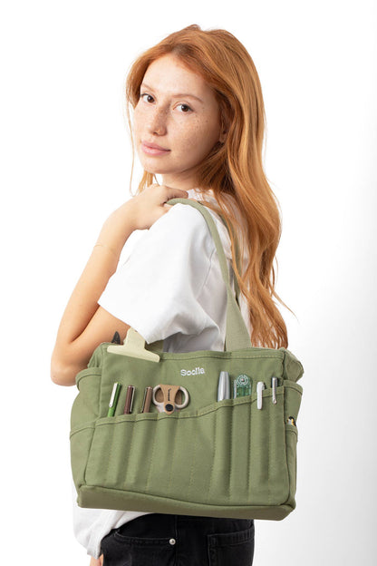 Soolla Soolla Studio Artist Bag, Lilac Love, Knitting Project Bag