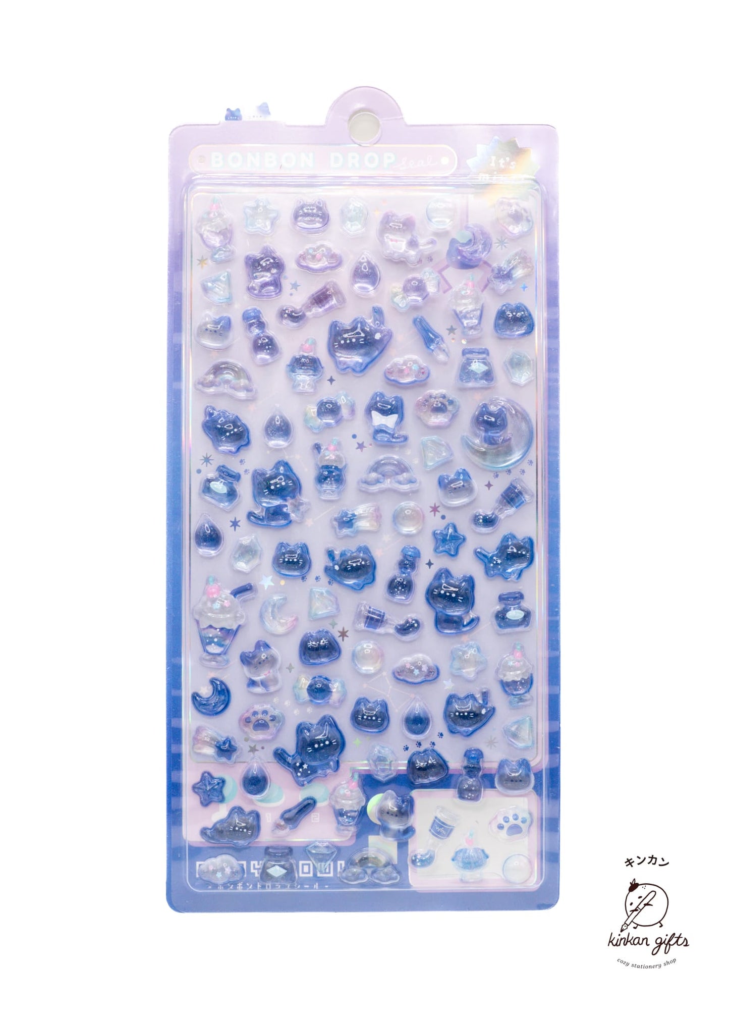 Spoon Inc. Decorative Stickers Midnight Cat Bon Bon Drop: It's Mini!