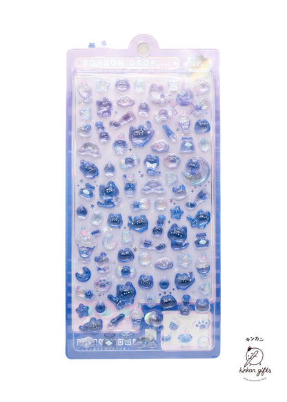 Spoon Inc. Decorative Stickers Midnight Cat Bon Bon Drop: It's Mini!
