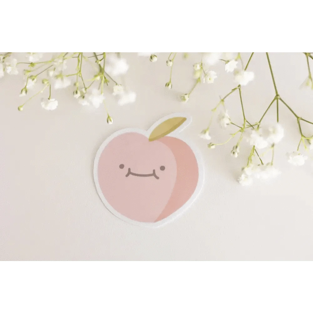 Sundrop Studios Decorative Stickers Fruity Bois Sticker- Peachy