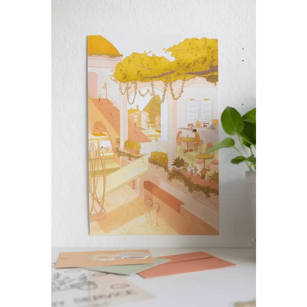 Sundrop Studios prints Fairy Town Poster