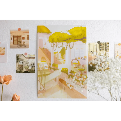 Sundrop Studios prints Fairy Town Poster