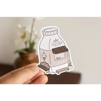 Sundrop Studios Vinyl Stickers Beverage Places- Ice Cream Stand