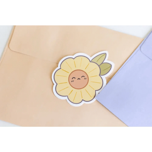 Sundrop Studios Vinyl Stickers Flower Power- Hehe Flower