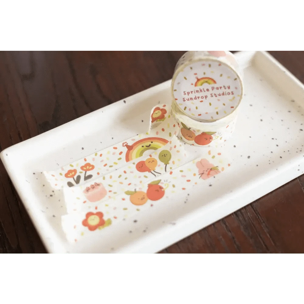 Sundrop Studios Washi Tape Sprinkle Party Washi Tape