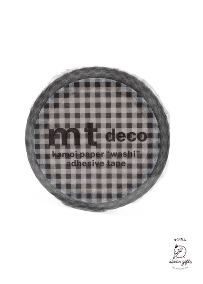 Sweet Bella Decorative Tape Delicate Checkered Black mt masking tape single: deco series