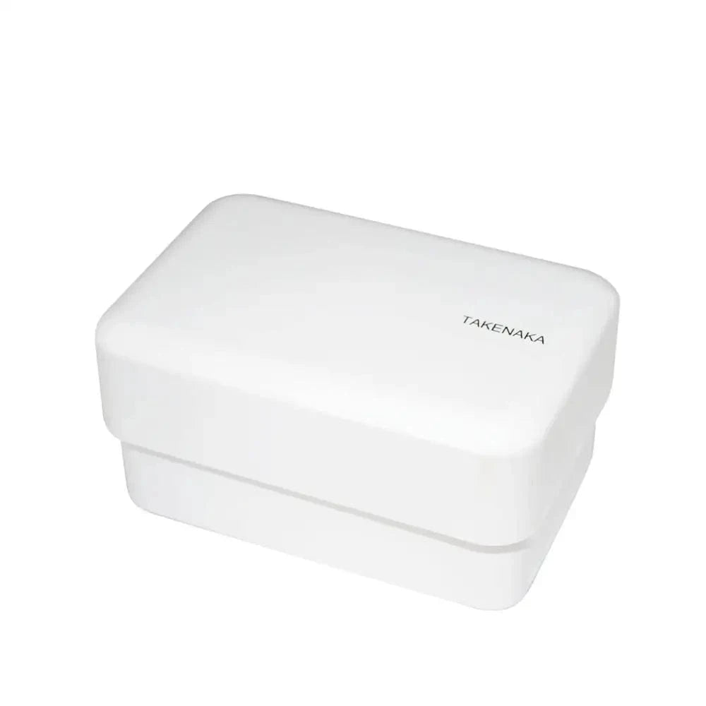 TAKENAKA Bento Box Bentos & Totes Bento Nibble Box - Made of Recycled Plastic Bottles: Coconuts White